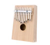 TOGEVAL Hand Painted DIY Thumb Piano 10 Keys Small Finger Instrument Portable Musical Instrument with Sound for Music Learning and Creative Play