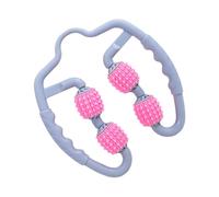 TOGEVAL Handheld Thigh Massage Roller with Floating Points for Neck Arm Leg Muscle Relief Improves Circulation Ergonomic Muscle Roller for Physical Therapy