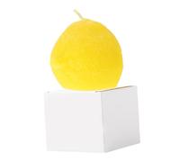 TOGEVAL Handmade Lemon-Shaped Aromatherapy Candle Paraffin Wax Scented Candle for Spa Relaxation Unique Artistic Design Colorful Home Decor Gift for Women Birthday and Christmas