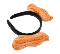 TOGEVAL Headband Cute Shaped Girls Women Peanut Creative and Band Accessory Lightweight Polyester Hair Comfortable for Festive Occasions and Live Streaming