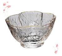 TOGEVAL Heat Resistant Hammered Glass Water Cup Delicate Multi Purpose Tea Mug for Office and Home Portable Glassware for Hot and Cold Drinks Stylish Textured Surface Design
