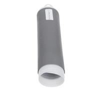 TOGEVAL Heat Resistant Large Rubber Handle Sleeve for Pots and Pans Insulated Cover for Cast Iron Stainless Steel Cookware Handles Kitchen Cooking Safety Grip Grey Transparent Packaging