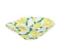 TOGEVAL Heat-resistant Microwave Bowl Holder Pad with Non-slip Lemon Design, Insulated Bowl Cover for Hot Food, Anti-scald Kitchen Pot Holder Mat,