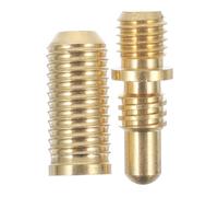TOGEVAL Heavy Duty Copper Pool Cue Joint Screws Easy to Install Extension Inserts for Billiard and Snooker Cues Pool Stick Joint Hardware Enhancing Power and Control