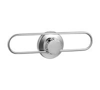 TOGEVAL Heavy Duty Suction Cup Towel Holder No-drill Wall Mount for Kitchen Bathroom Stable Suction Rail for Towels Dishcloths Bathrobes Minimalist Design Accessory