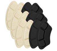 TOGEVAL Heel Pads for Shoes 6 Pairs Anti-Slip Replaceable Heel Protectors Adhesive Thick for Women’s Loose Shoes Wear-Resistant Foot Accessories for Blister Prevention