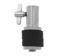 TOGEVAL Hi-hat Clutch Alloy Drum Accessories Hi-hat Stand Part Silver Zinc Alloy Drum Kit Percussion Cymbal Holder