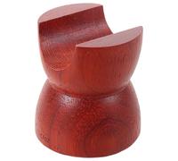 TOGEVAL Hifi Cable Risers Wooden Audio Cable Brackets 7x5x4" Brown Rosewood Elegant Natural Wood Texture Modern Design for Offices and Studios and Abrasion Reduction