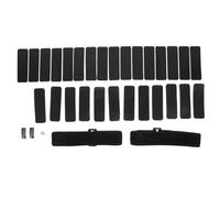 TOGEVAL High Boots Fixing Straps Anti-slip Elastic Bands with 28 Adhesive Pads 2pcs Boot Accessory Anti-Fall Support