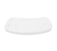 TOGEVAL High Chair Tray Plastic Feeding Table Seat Accessory for Easy to Install and Clean Sturdy Food Tray Compatible with Wooden and High Chairs Large to Prevent Food Spills