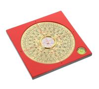 TOGEVAL High-precision Ancient Copper Luo Pan Feng Shui Compass Taoist One Bagua Pan for Portable Fengshui Guidance and Home Ornament Retro Style Random Color