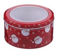 TOGEVAL Holiday Treat Boxes Dad Tins Biscuit Tin Christmas Cookie Jars Party Christmas Cookie Boxes Container Xmas Eve