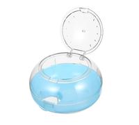 TOGEVAL Home Hamster Bath Container Hamster Bath Tub for Pets Fun and Bathing Environment Space