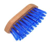TOGEVAL Horse Grooming Brush Stiff Bristle Wood Handle Horse Hair Comb for Shedding and Coat Cleaning Pet Groom Supplies for Maintenance