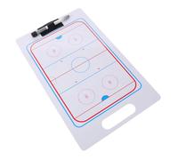 TOGEVAL Ice Hockey Coaching Board PVC Whiteboard Reusable Erasable Surface for Match Strategy Planning and Precise Communication Tool for Coaches