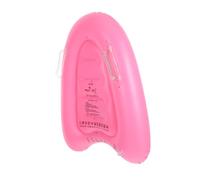 TOGEVAL Inflatable Bodyboard with Handle for Tear-resistant Pink Water Board Portable Lightweight Pool and Beach Float Safe and Bright for Family Water Fun and Tropical Luau Parties