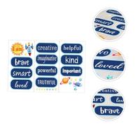 TOGEVAL Inspirational Words Floor Decals Kindergarten Playroom Stickers Positive Message Self-Adhesive Nursery Game Decor for Boys Classroom Learning