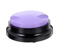 TOGEVAL Interactive Dog Communication Button for Training Behavior Aids Recordable Pet Talking Device Purple Pet Training Button to Teach Dogs Speak and Enhance Engagement