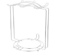 TOGEVAL Iron Coffee Mug Stand with Stable Base and Wide Plate Holder Multi-use Coffee Cup Rack for Desktop Organization for Kitchen and Home Decor
