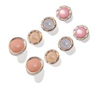 TOGEVAL Japanese Silicone Finger Spacers Soft Fingertip Dividers for Manicure and Pedicure Nail Art Flexible Gel Nail Separators with Cute Flower Design Portable Finger and Toe Separator