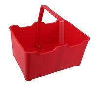 TOGEVAL Large Capacity Beer Basket with Ergonomic Handle Plastic Drink Carrier for Bars Ktv Events and Outdoor Gatherings Portable Wine Beer Soda and Water Bottle Organizer