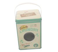 TOGEVAL Large Capacity Laundry Powder Storage Bucket Easy to Use Space-saving Multi-functional Iron Plastic Material