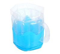 TOGEVAL Large Inflatable Cooler Bucket for Outdoor Camping and Pool Parties, Blue Portable Beer Bucket Cooler with Float Design, Multipurpose Inflatable Drinks Container for Summer Beach