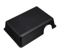 TOGEVAL Large Reptile Hideout Cave Plastic Terrarium Accessory for Geckos Snakes Lizards Turtles with Cool Shelter Space and Naturalistic Design