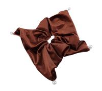 TOGEVAL Large Velvet Hair Scrunchies for Women with Pearl Pendant Soft Square Design Hair Bands Elegant Multi Use and Wristbands Comfortable Gentle Hold for Casual and Formal Styles