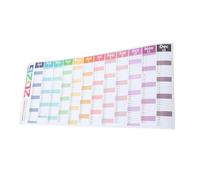 TOGEVAL Large Wall Calendar Oversized Paper Planner Organizer for Office Home School Team Use Multifunctional Annual Wall Planner for Meeting Tracking and Project Scheduling