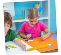 TOGEVAL Large Wooden Pencil for Writing and Drawing Ergonomic Non-slip Design Lightweight Giant Craft Pencil for Students and Creative Yellow School Stationery and Reward