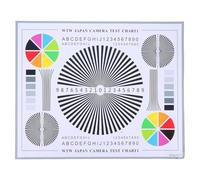 TOGEVAL Lens Test Chart Color Wheel Calibration Card for Security Cameras Adhesive Focus Adjustment Tool for Indoor Outdoor Monitoring Streamlined Lens Alignment and Image Assessment
