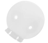 TOGEVAL Light Globe Round Lampshade Frosted White Acrylic Lamp Shade Cover 25CM for Light Cover for Wall Lamp Outdoor Garden Lights