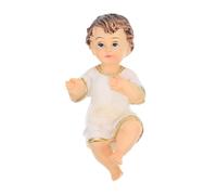TOGEVAL Little Jesus Resin Figurine Religious Ornament for Home Chapel Display Sturdy Faith Symbol Collectible Statue for Christmas and Everyday Devotion Meaningful Spiritual gift for for for for for