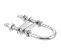 TOGEVAL M10 Stainless Steel U Bolt Marine Tie Down Hardware Heavy-Duty Fixed Pad Eye Bolt for Boat Deck and Industrial Use Marine-Grade Bow Tie Down Function