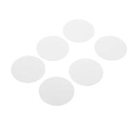 TOGEVAL Magnet Plate for Phone Car Mount 6pcs Metal Plates with Strong Magnetic Adhesive for Secure Phone Holder in Car Compatible with Most Cases Silver Color Round Design