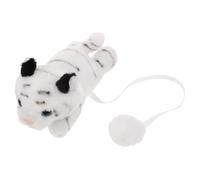TOGEVAL Magnetic Plush Tiger Shoulder Doll Soft and Comfortable Jungle Theme Party Favor Adorable Animal Accessory for Cosplay Events and Daily Wear