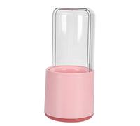 TOGEVAL Makeup Brush Canister Storage Container with Lid Dustproof Cosmetic Organizer Box Multi-function Bucket for Vanity Desktop Bathroom