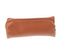 TOGEVAL Makeup Brush Storage Bag and Pencil Case, Travel Cosmetic Tool Bag, Brown, Unisex Portable Makeup Brush Pouch for Travel and Everyday Use