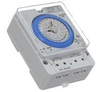 TOGEVAL Mechanical Timer Switch 12Vac/Dc, Portable Indoor and Outdoor Timer for Cooking, Baking, and Culinary Timing, Compact Design