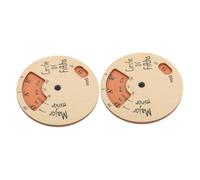 TOGEVAL Melody Tool and Music Theory Aid 2pcs Wooden Circle of Fifths Wheel with Handy Comfortable Grip Guitar Chord Helper for Musicians for Placing on Desks Or Bedside Tables