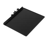 TOGEVAL Metal Sound Card Tray Mic Stand Holder with Raised Edges for Live Broadcast Portable Sturdy Metal Sound Card Holder Suitable for Stage Office Classroom and Home Use