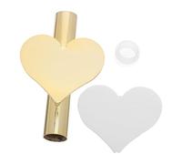 TOGEVAL Metal Wall Mount Vase for Flowers with Adhesive Heart Shaped Holder Sturdy Iron Hanging Tube for Indoor Home Decor Creative Flower Display for Bedroom Bathroom Living Room