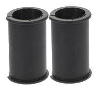 TOGEVAL Microphone Rubber Gasket Easy to Put and Remove 2pcs in Black, Made of Sturdy Rubber to Protect Microphone from Slipping and Loosening for Meeting Room and Live Streaming Use