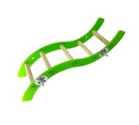TOGEVAL Mini Acrylic Wavy Climbing Ladder for Small Pets Fun Colorful Pet Playing for Hamsters Mice and Birds Easy to Clean Ladder for Parrots and Squirrels