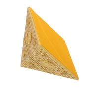 TOGEVAL Mini Egyptian Pyramid Sculpture 9cm Resin Figurine Ancient Egyptian Figure for Home Office Desk Decoration, Small Pyramid Model for School Project and Table Display