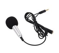 TOGEVAL Mini Phone Microphone Condenser Mic Portable Singing Mic for Mobile Metal Built Dual Use for Stage Recording