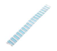 TOGEVAL Miniature Garden Fence Mini Picket Fence for Table Garden Border Micro Landscaping Decor Small Blue and White and Outdoor Decoration