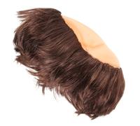 TOGEVAL Monk's Headgear Bald Monk Wig for Cosplay Party Funny Wig Prop for Men Halloween Monk Adult