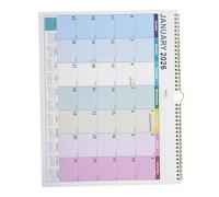 TOGEVAL Month Wall Calendar July December English Planner with Multinational Holidays Thick Paper for Home Office School Spacious Daily Blocks for Easy Scheduling and Long Term
